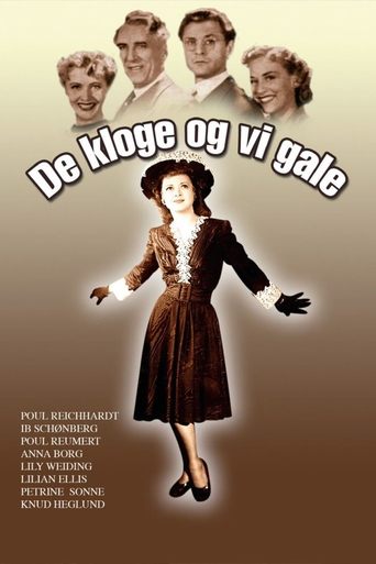 De kloge og vi gale Poster of De kloge og vi gale