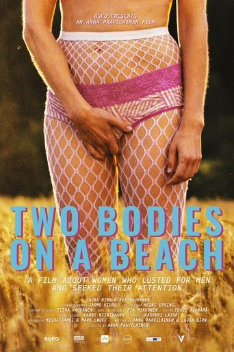 Two Bodies on a Beach Poster of Two Bodies on a Beach