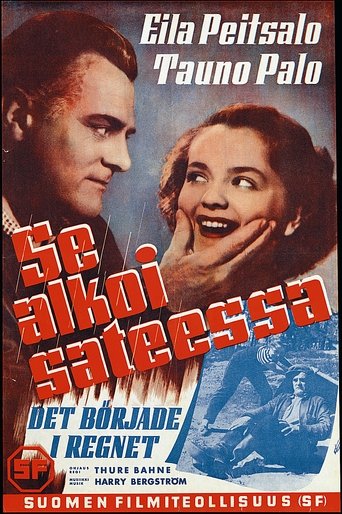 Se alkoi sateessa Poster of Se alkoi sateessa