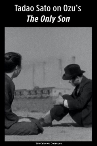 Tadao Sato on Ozu's The Only Son Poster of Tadao Sato on Ozu's The Only Son