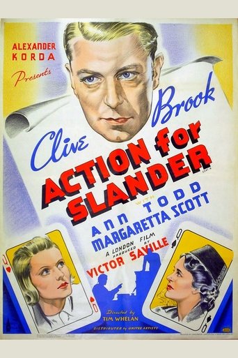 Action for Slander Poster of Action for Slander
