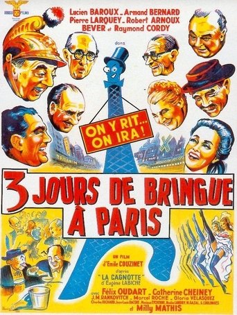 Trois jours de bringue à Paris Poster of Trois jours de bringue à Paris