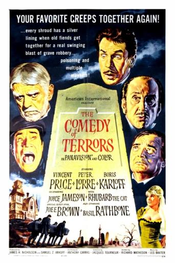 The Comedy of Terrors Poster of The Comedy of Terrors