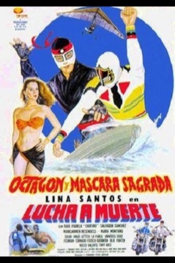 Octagon and Mascara Sagrada in Fight to the Death Poster of Octagon and Mascara Sagrada in Fight to the Death