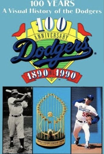 100 Years: A visual History of the Dodgers 1890-1990 Poster of 100 Years: A visual History of the Dodgers 1890-1990