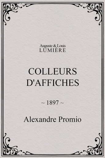 Colleurs d'affiches Poster of Colleurs d'affiches