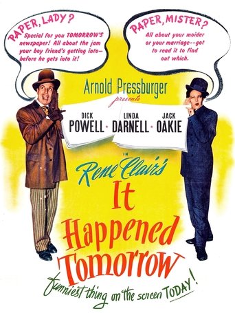 It Happened Tomorrow Poster of It Happened Tomorrow