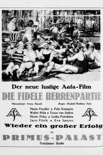 Die fidele Herrenpartie Poster of Die fidele Herrenpartie