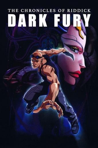 The Chronicles of Riddick: Dark Fury Poster of The Chronicles of Riddick: Dark Fury