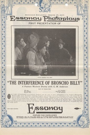 The Inference of Broncho Billy Poster of The Inference of Broncho Billy