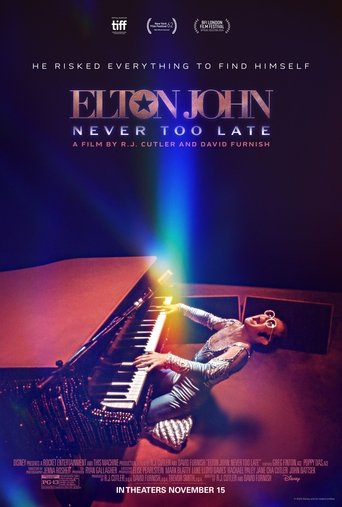 Elton John: Never Too Late Poster of Elton John: Never Too Late