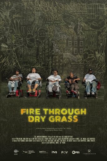 Fire Through Dry Grass Poster of Fire Through Dry Grass