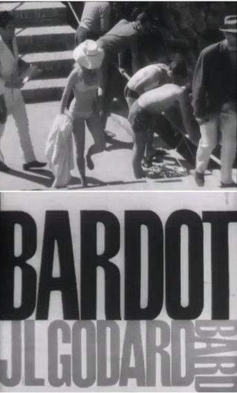 Bardot et Godard Poster of Bardot et Godard