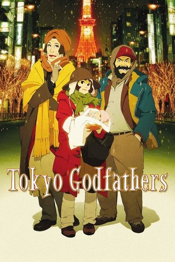 Tokyo Godfathers Poster of Tokyo Godfathers