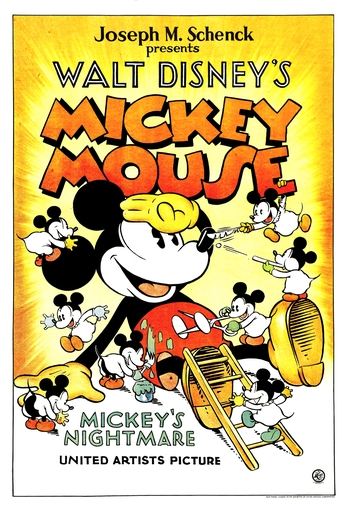 Mickey's Nightmare Poster of Mickey's Nightmare