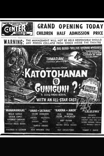 Katotohanan o guniguni? Poster of Katotohanan o guniguni?