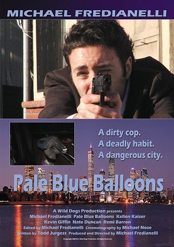 Pale Blue Balloons Poster of Pale Blue Balloons