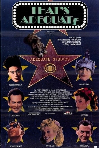That's Adequate Poster of That's Adequate