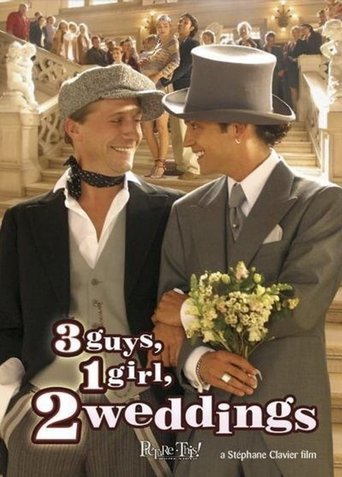 3 Guys, 1 Girl, 2 Weddings Poster of 3 Guys, 1 Girl, 2 Weddings