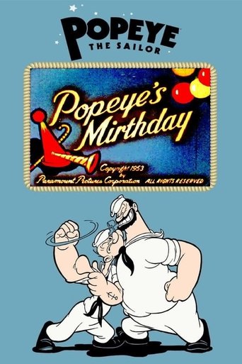 Popeye's Mirthday Poster of Popeye's Mirthday