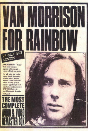 Van Morrison: Live at The Rainbow Poster of Van Morrison: Live at The Rainbow