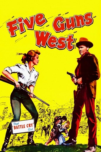 Five Guns West Poster of Five Guns West