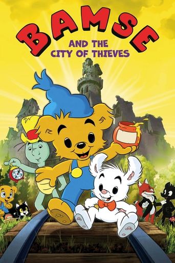 Bamse and the Thief City Poster of Bamse and the Thief City