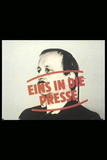 Eins in die Presse - Der Fotograf Günter Zint Poster of Eins in die Presse - Der Fotograf Günter Zint