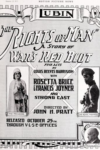 The Rights of Man: A Story of War's Red Blotch Poster of The Rights of Man: A Story of War's Red Blotch