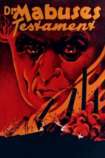 The Testament of Dr. Mabuse Poster of The Testament of Dr. Mabuse