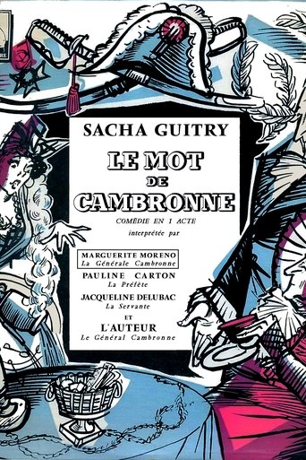 Le Mot de Cambronne Poster of Le Mot de Cambronne