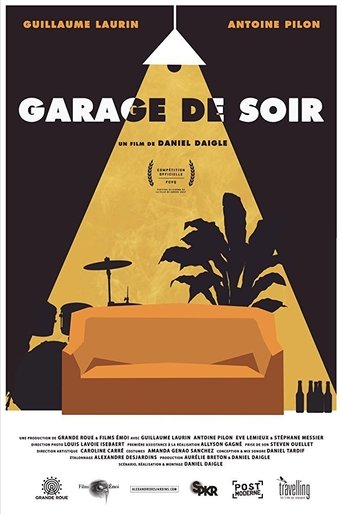 Garage at Night Poster of Garage at Night
