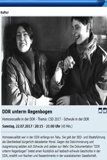 DDR unterm Regenbogen Poster of DDR unterm Regenbogen
