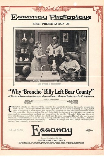 Why Broncho Billy Left Bear County Poster of Why Broncho Billy Left Bear County
