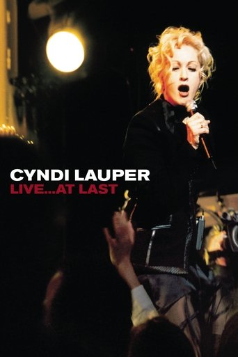 Cyndi Lauper - Live... At Last Poster of Cyndi Lauper - Live... At Last
