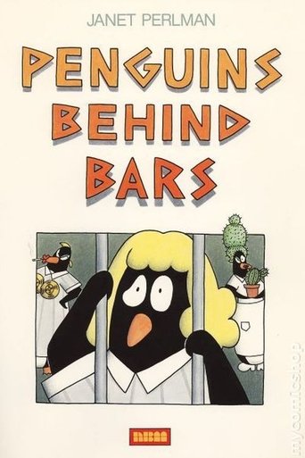 Penguins Behind Bars Poster of Penguins Behind Bars