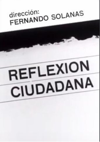 Reflexión ciudadana Poster of Reflexión ciudadana