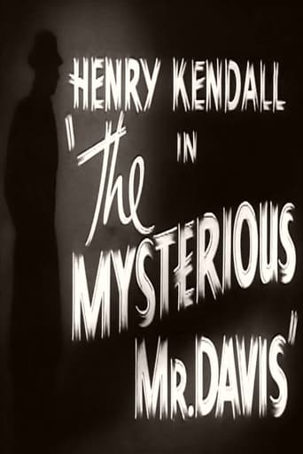 The Mysterious Mr. Davis Poster of The Mysterious Mr. Davis