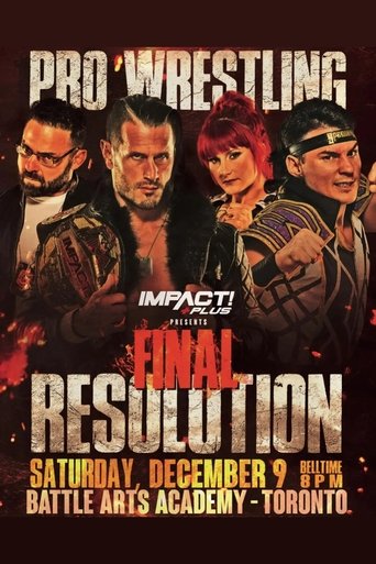 IMPACT Wrestling: Final Resolution 2023 Poster of IMPACT Wrestling: Final Resolution 2023
