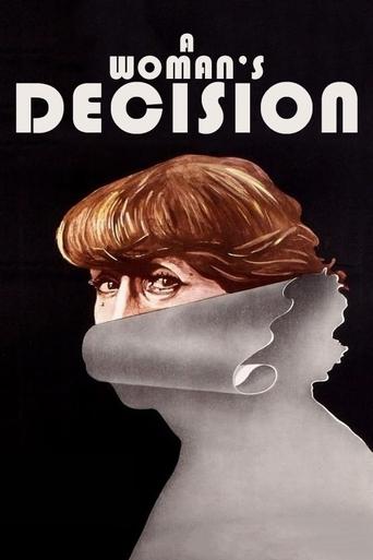 A Woman's Decision Poster of A Woman's Decision