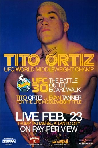 UFC 30: The Battle On The Boardwalk Poster of UFC 30: The Battle On The Boardwalk