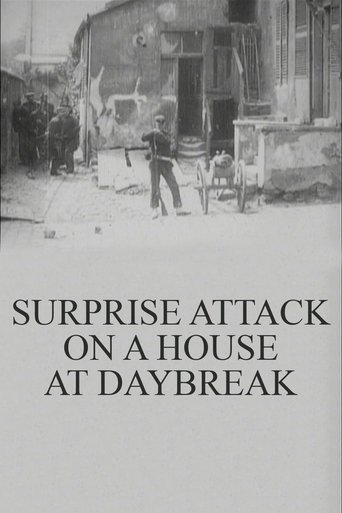 Surprise Attack on a House at Daybreak Poster of Surprise Attack on a House at Daybreak