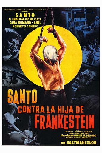 Santo vs. Frankenstein's Daughter Poster of Santo vs. Frankenstein's Daughter