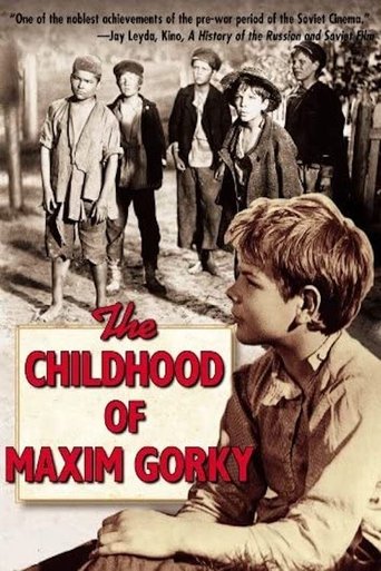 The Childhood of Maxim Gorky Poster of The Childhood of Maxim Gorky