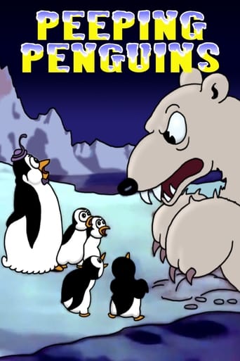 Peeping Penguins Poster of Peeping Penguins