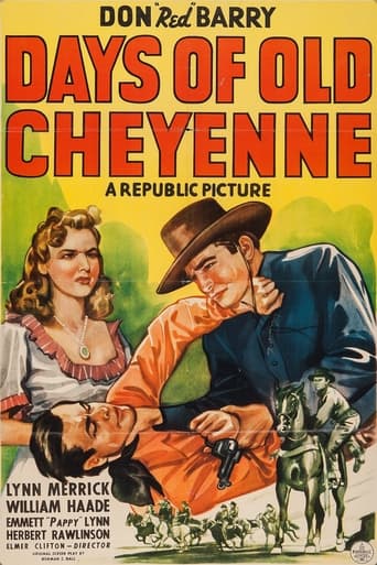 Days of Old Cheyenne Poster of Days of Old Cheyenne