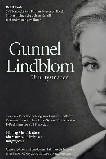 Gunnel Lindblom: ut ur tystnaden Poster of Gunnel Lindblom: ut ur tystnaden