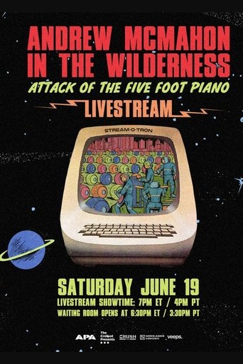 Andrew McMahon in the Wilderness - Attack of the Five Foot Piano Poster of Andrew McMahon in the Wilderness - Attack of the Five Foot Piano