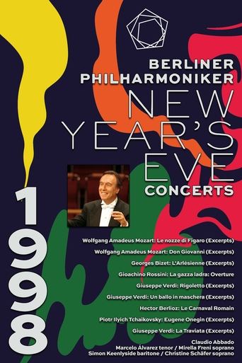 The Berliner Philharmoniker’s New Year’s Eve Concert: 1998 Poster of The Berliner Philharmoniker’s New Year’s Eve Concert: 1998
