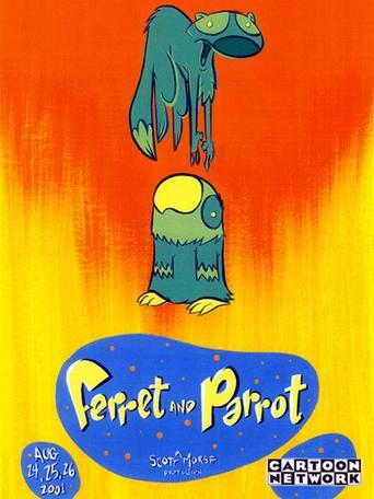 Ferret and Parrot Poster of Ferret and Parrot